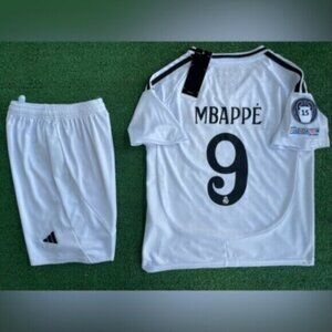 2024/25 Real Madrid kids soccer jersey youth Mbappe